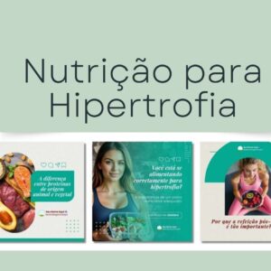 Pack Nutrição para Hipertrofia