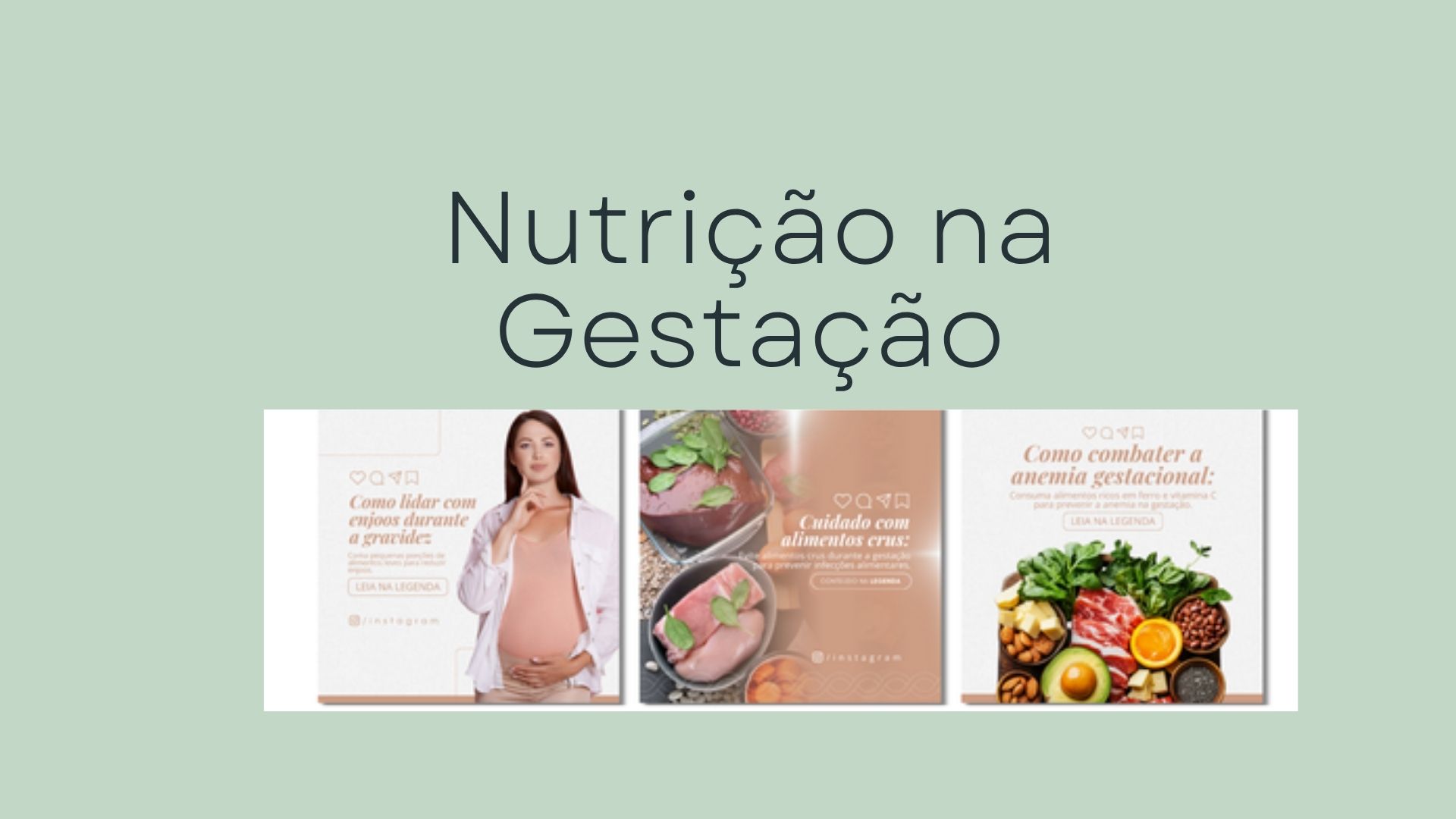 Pack Nutrição na gestação