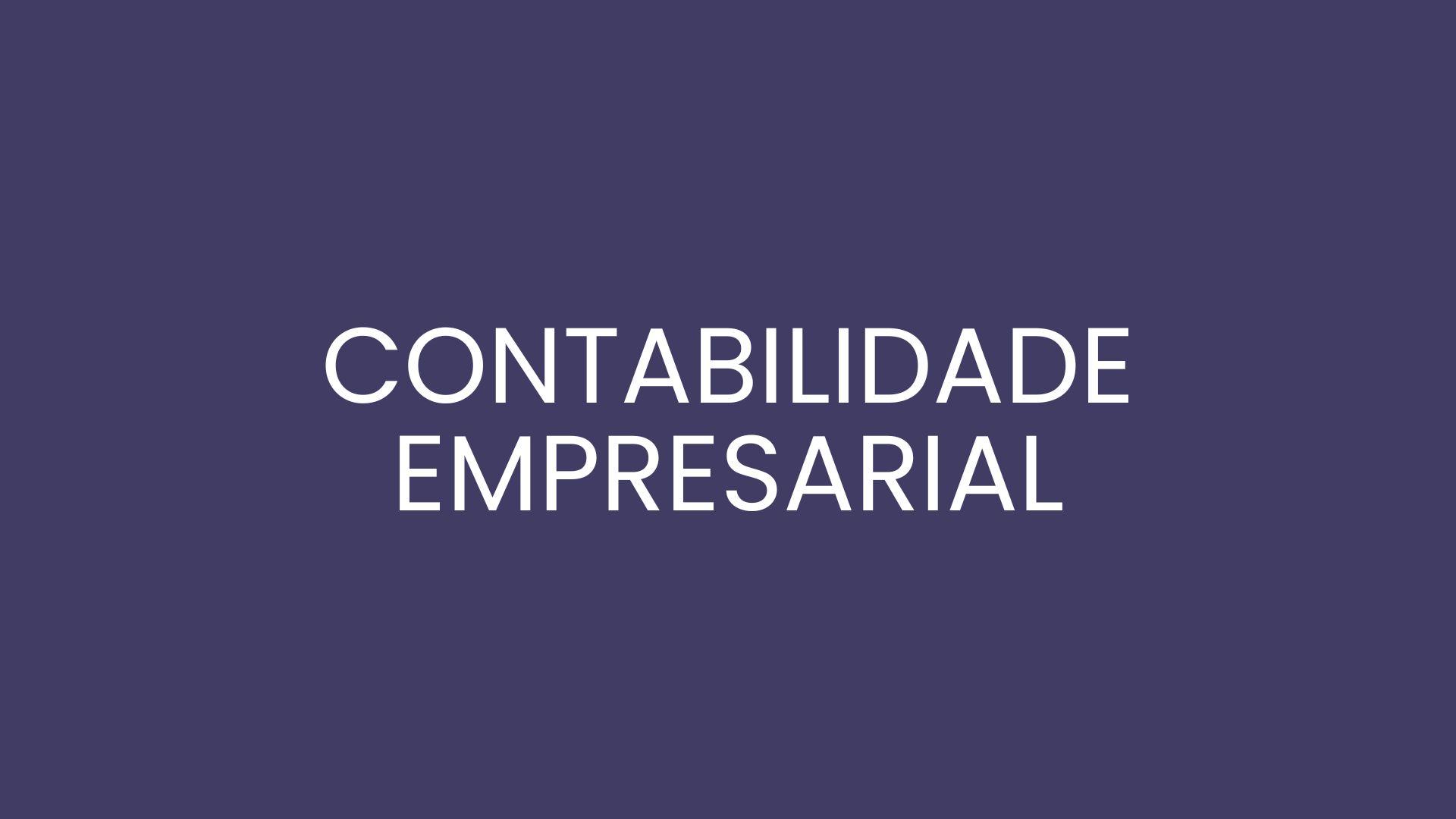 Pack Contabilidade EMPRESARIAL